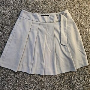 XXI Forever 21 Pleated Mini Skirt Size S Gray